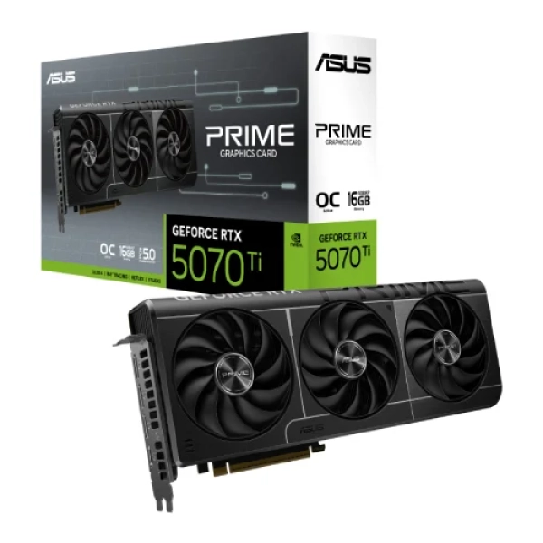 ASUS PRIME GeForce RTX 5070 Ti 16GB GDDR7 OC Edition 750W Graphics Card